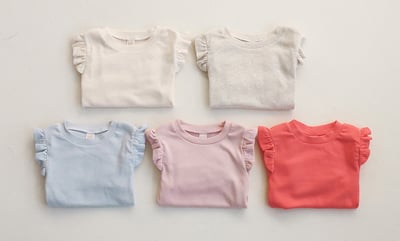 15504小花邊上衣(五色)1