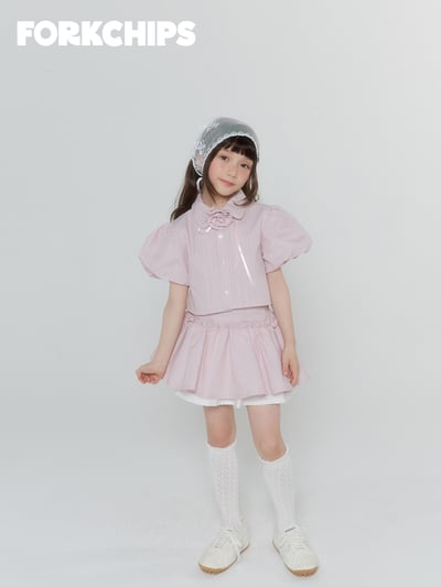 042008翻領泡泡袖上衣(兩色)10