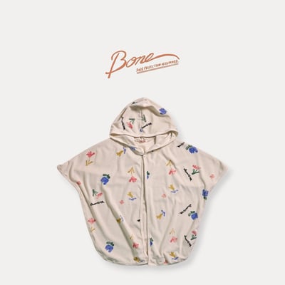 041759花連帽浴袍(兩色)2