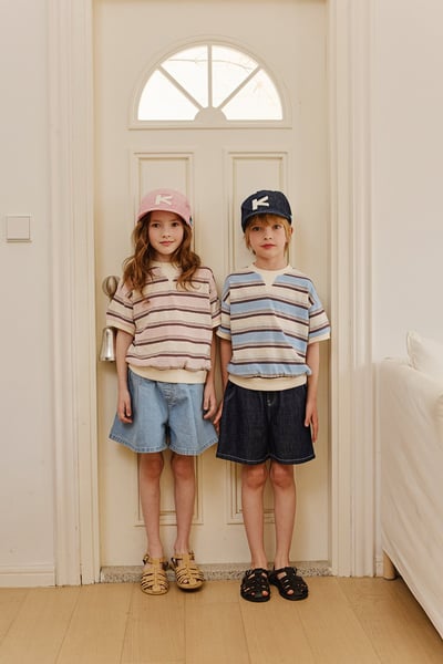 041127翻領條紋上衣(兩色)5