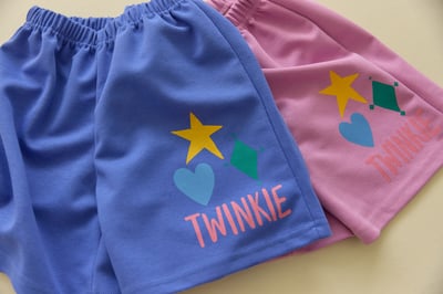 042369圖形短褲(兩色)3