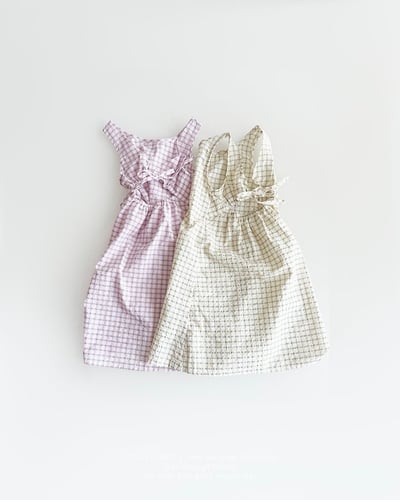 040522格子背心裙(兩色)1