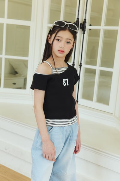 032406數字造型上衣(兩色)6