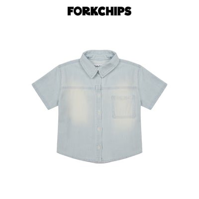 042033翻領刷色上衣(兩色)3