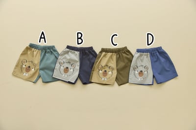 042345小熊短褲(三色)1