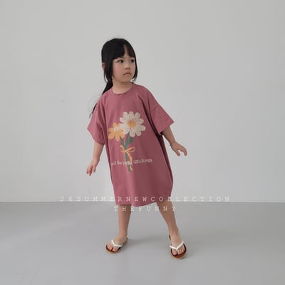 042436花朵連身裙(兩色)2