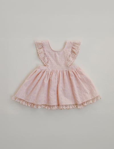 15522浪漫花邊圍裙背心裙(兩色)4