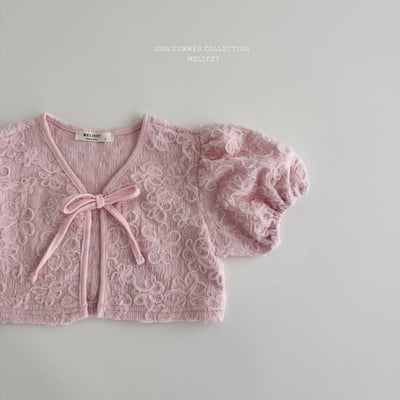 040150泡泡袖綁帶外套(兩色)5