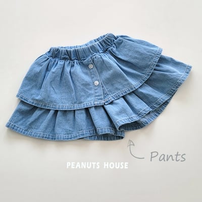 031806蛋糕牛仔褲裙(兩色)4