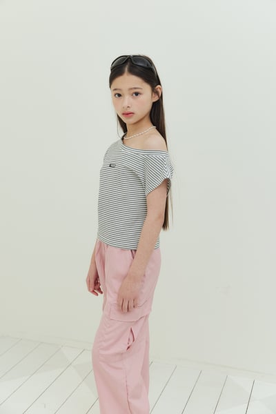 032407英文條紋上衣(兩色)11