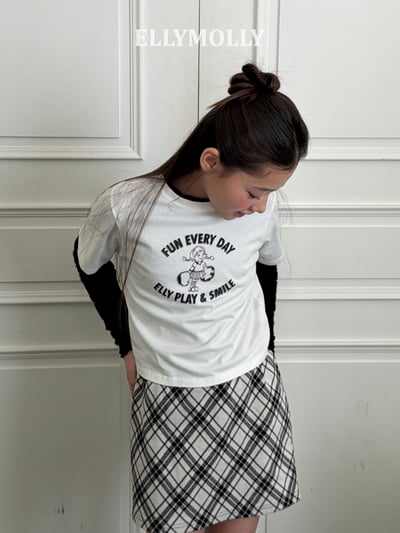 040773格紋褲裙(三色)9