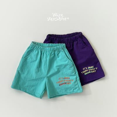 030939英文短褲(兩色)1