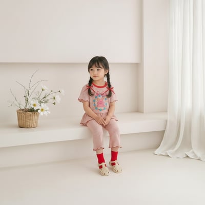 042348格子花邊褲(兩色)6