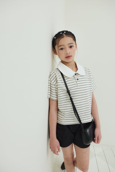032431翻領條紋上衣(兩色)9