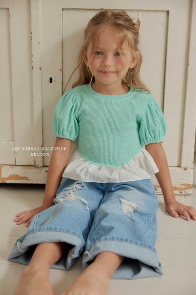 040108造型泡泡袖上衣(兩色)10