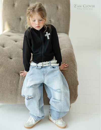 032514淺藍破破牛仔褲11