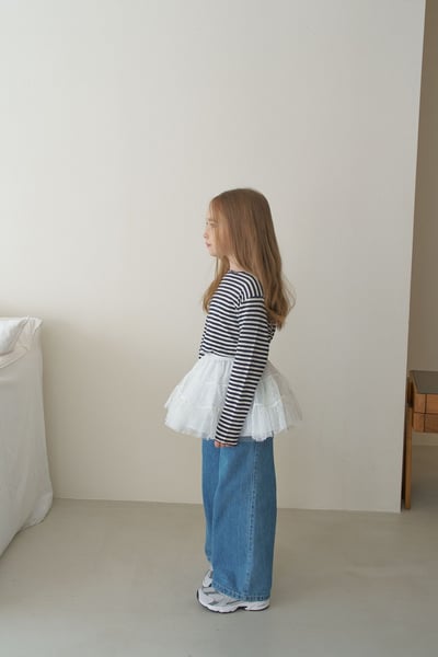 25423花邊口袋牛仔褲9