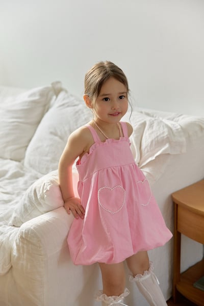 042240粉紅愛心背心裙4