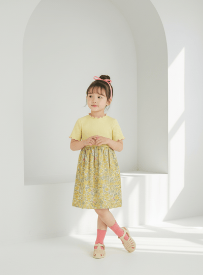 042336花連身裙(兩色)9