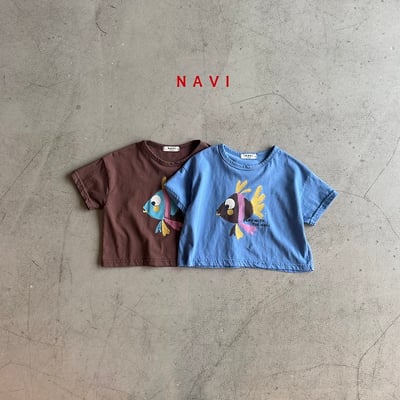 041546彩色魚上衣(兩色)1