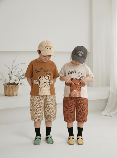 042339豹紋短褲(三色)4