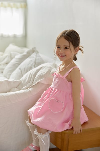 042240粉紅愛心背心裙3