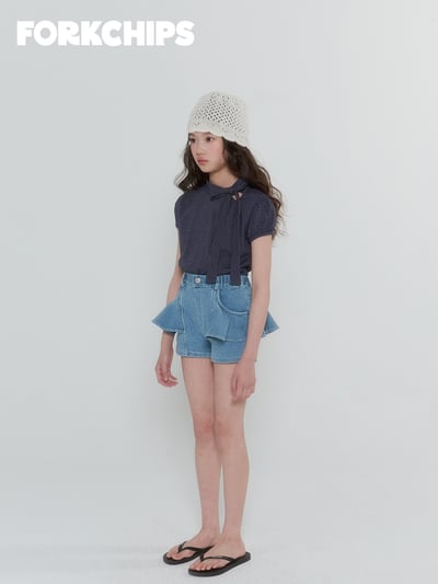 042046條紋綁帶上衣(兩色)8