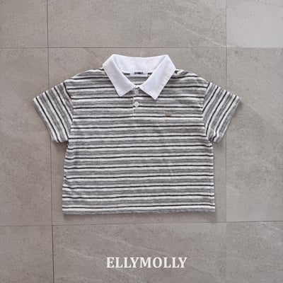 040705翻領條紋上衣(兩色)4