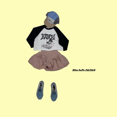 53016格子泡泡裙(兩色)6