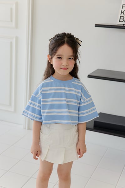 041018條紋短上衣(兩色)10