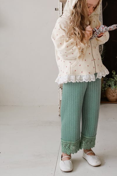 15517花邊針織褲(三色)9