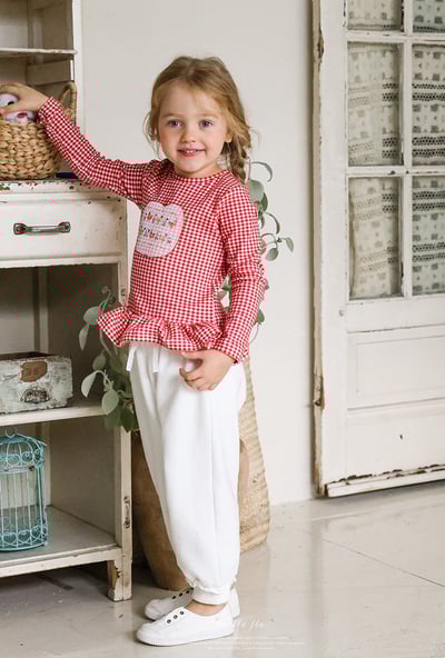 15512綁帶束口褲(兩色)8