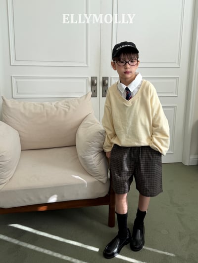 040763格子短褲(三色)15