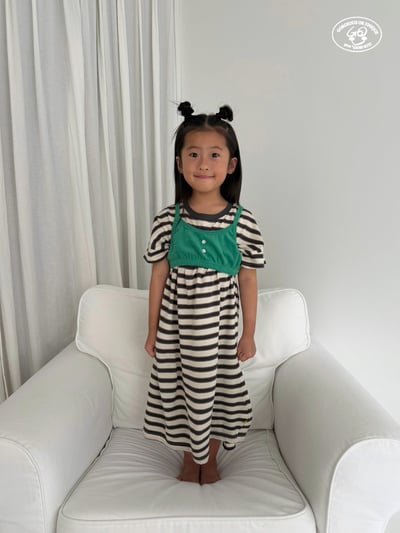 041602條紋連身裙(兩色)7