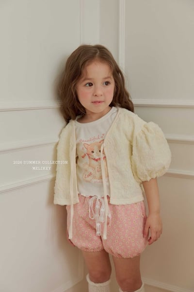 040150泡泡袖綁帶外套(兩色)9