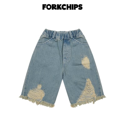 042051復古破破牛仔褲1