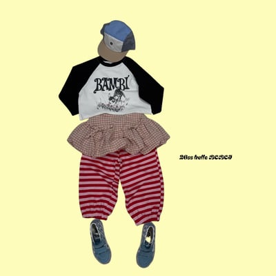 53016格子泡泡裙(兩色)7