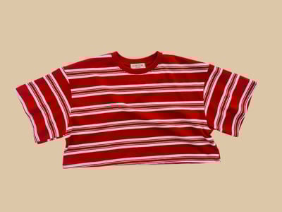 041018條紋短上衣(兩色)4