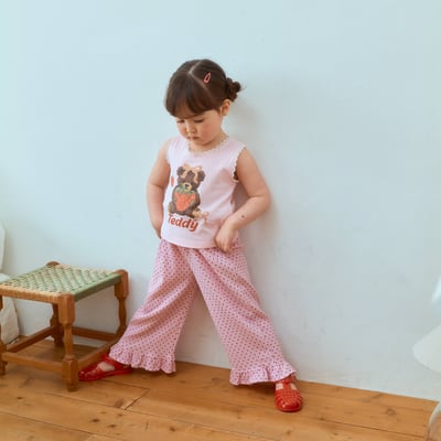 031735點點荷葉褲(兩色)6