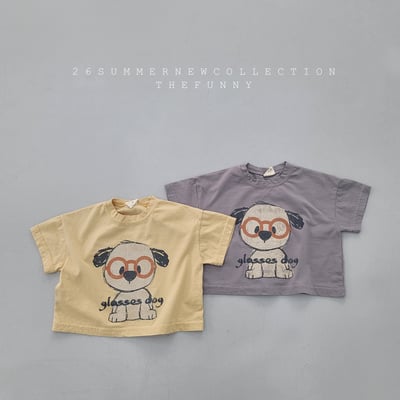 042426眼鏡小狗上衣(兩色)1