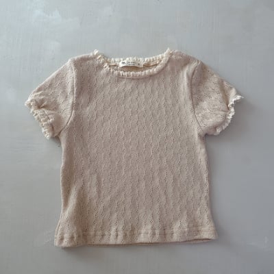 050313蕾絲花袖上衣(兩色)7