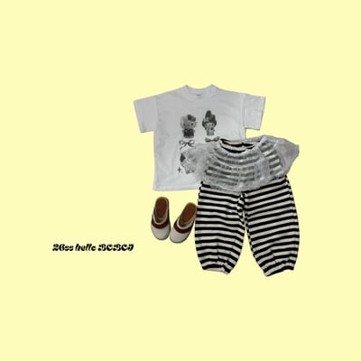 53009條紋束口褲(兩色)9