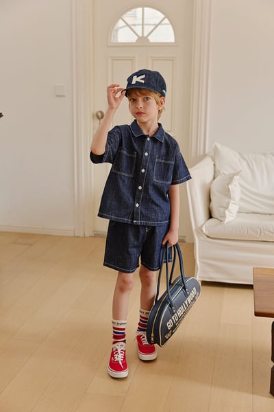 041103深藍牛仔短褲5