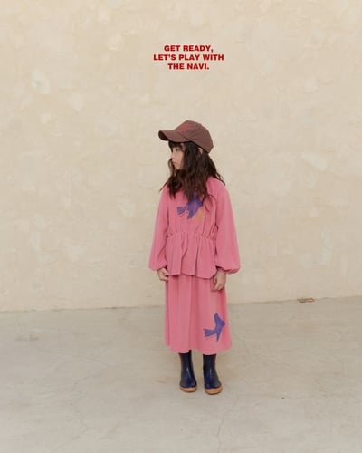 30036手繪小鳥裙(兩色)7