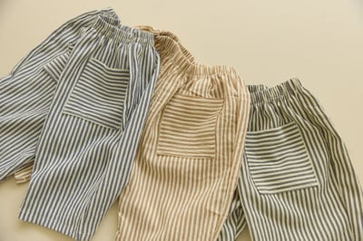 042341直紋短褲(三色)4