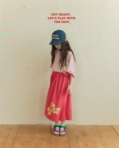 041517花長裙(兩色)7