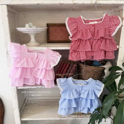 040141格子造型上衣(三色)1