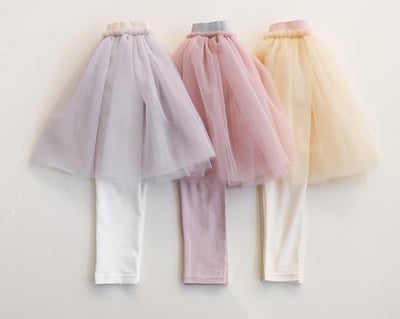 15515浪漫紗裙褲裙(三色)1
