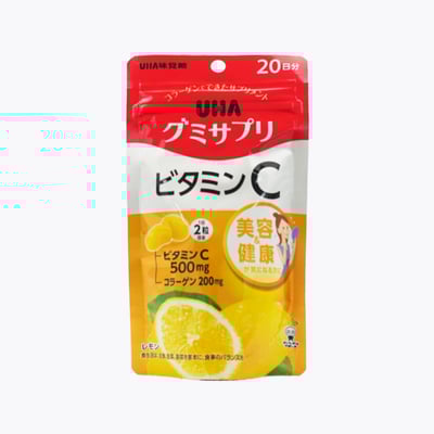 UHA味覺糖維他命C軟糖檸檬口味(20日)1