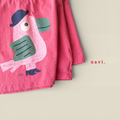 30030手繪小鳥上衣(兩色)13